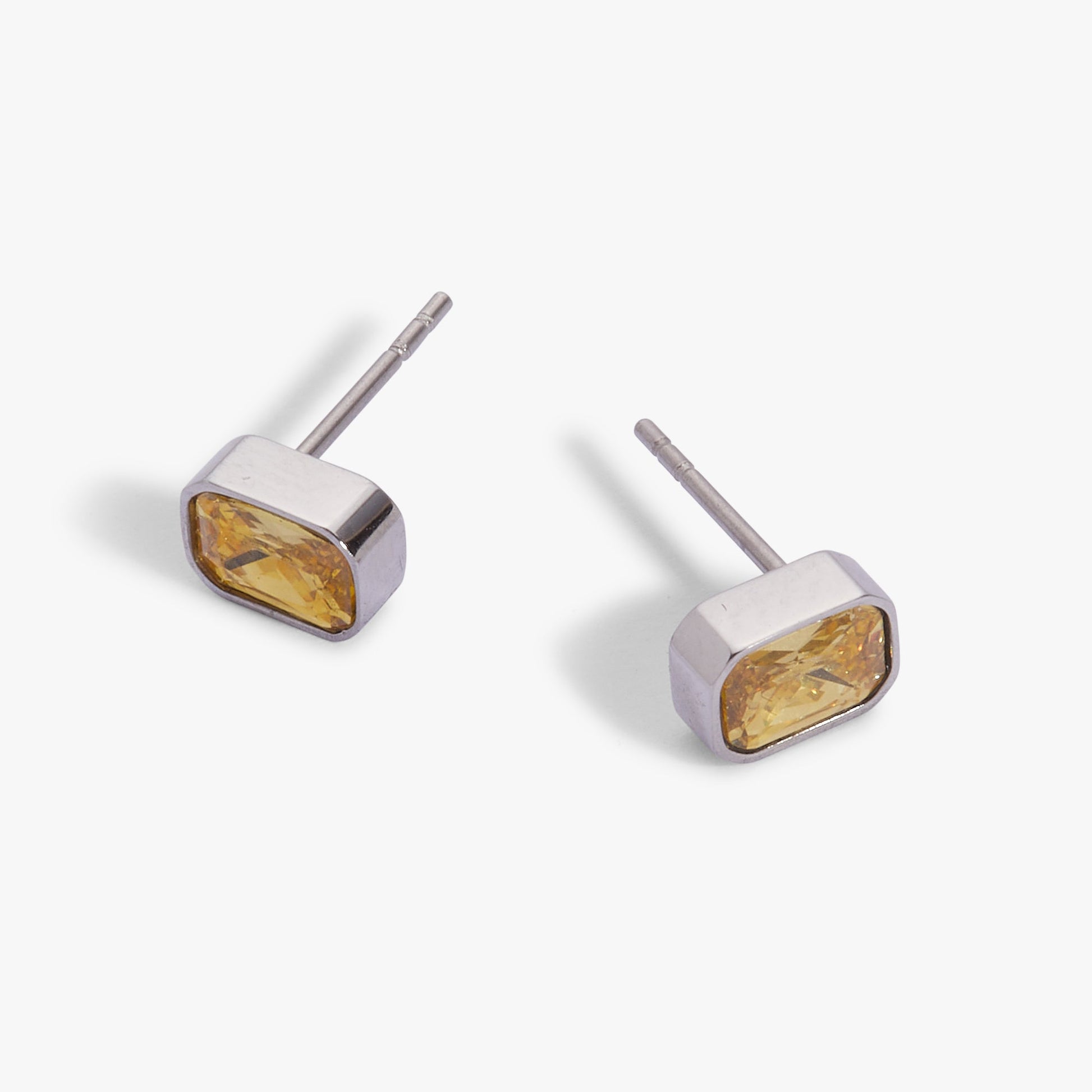 November Birthstone Stud Earrings - Alex and Ani - Detail View 4