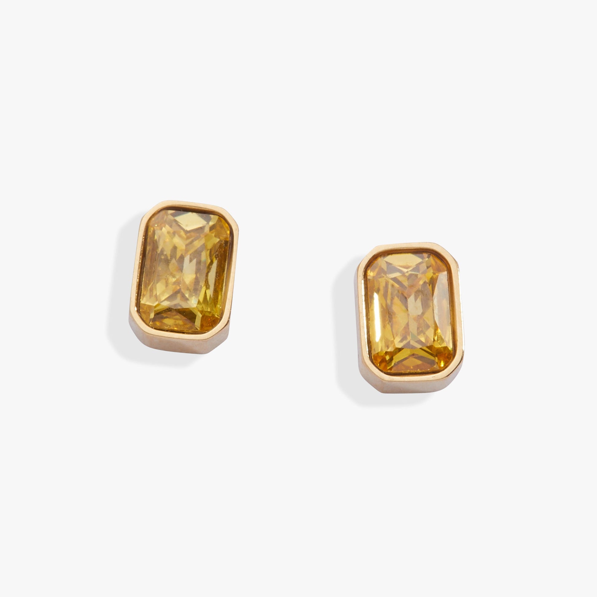 November Birthstone Stud Earrings - Alex and Ani - Front View