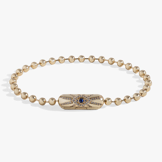 Evil Eye Barrel Closure Bracelet - Alex and Ani