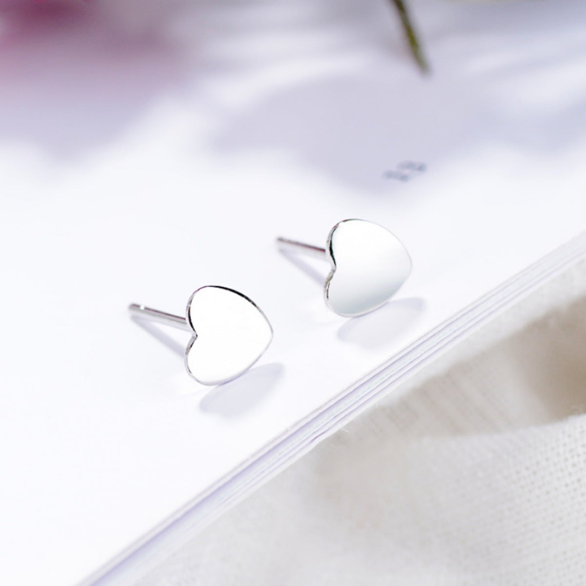 Heart Stud Earrings