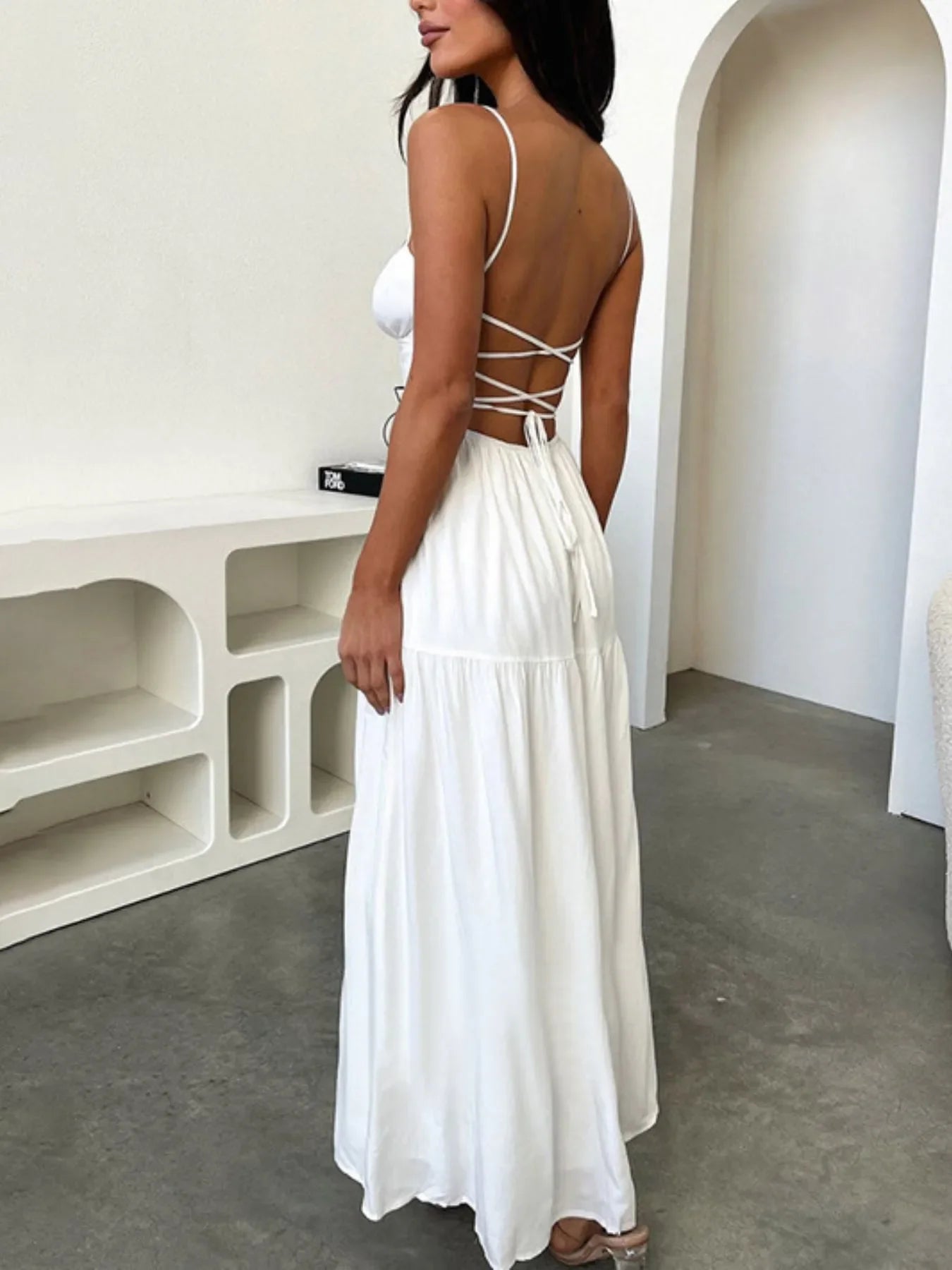 The Dahlila Backless Maxi Dress