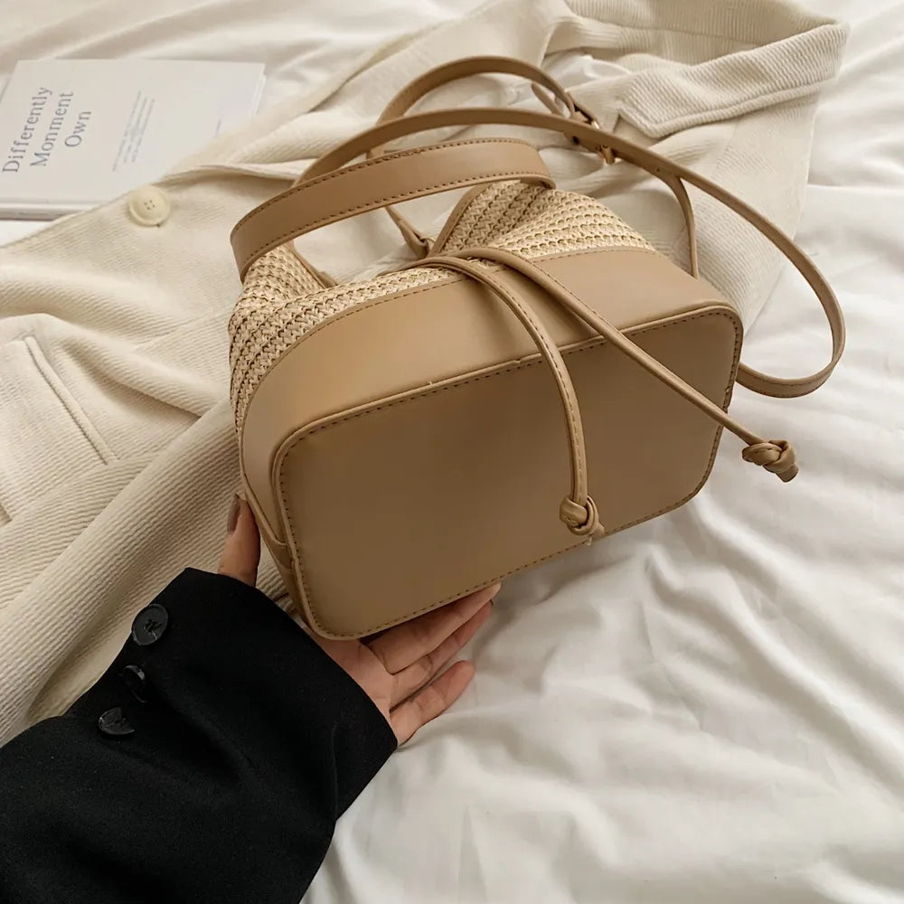 Woven Bucket Bag