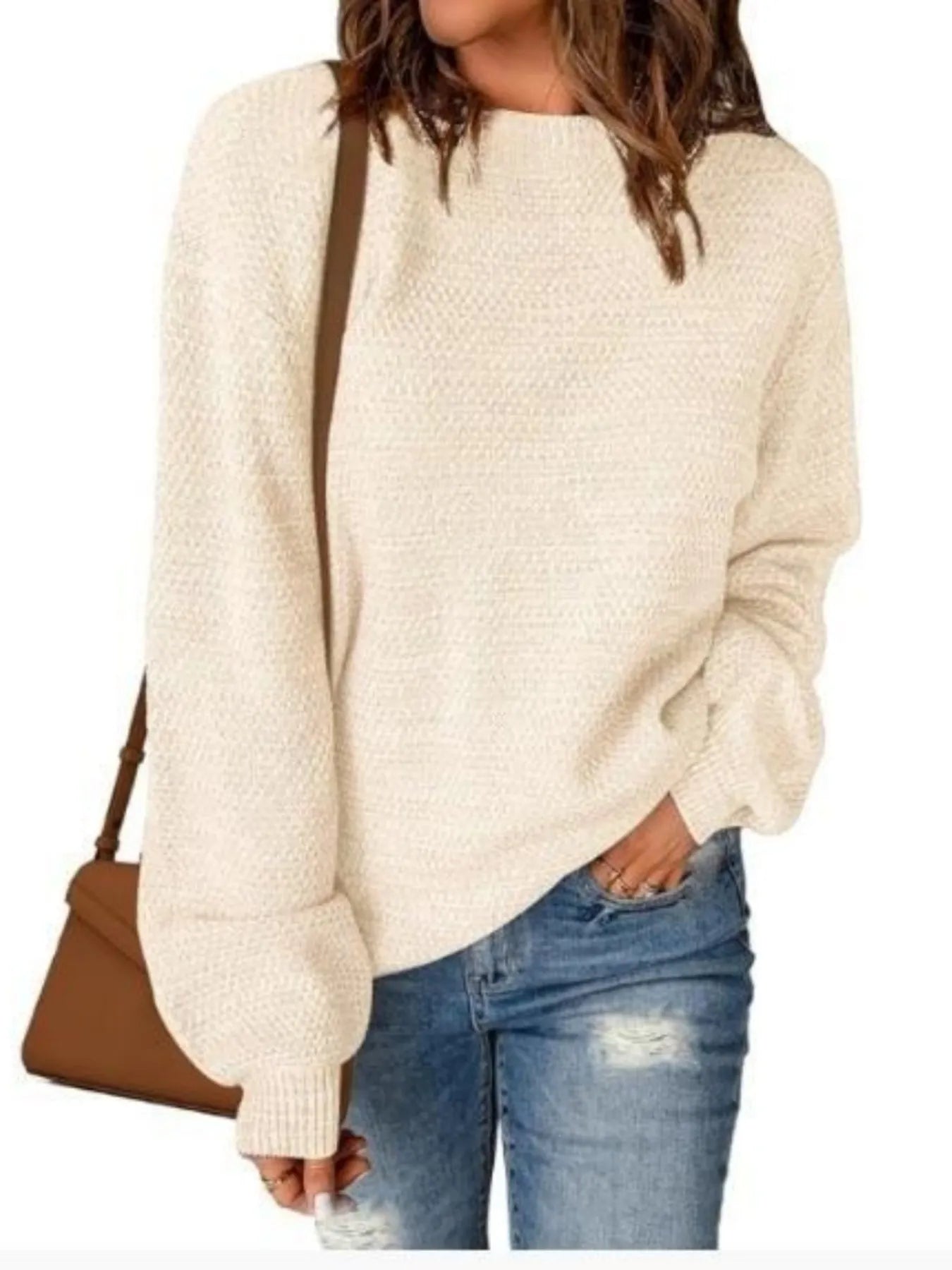 Oversized Marled Sweater