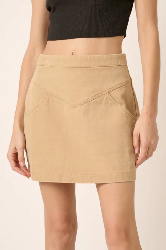 Studio Twill Mini Skirt