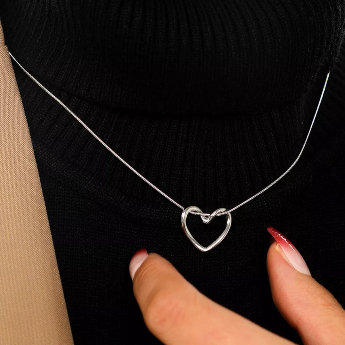 Wrapped Heart Necklace