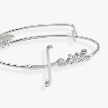 Faith In-Line Bracelet - Alex and Ani - Side View
