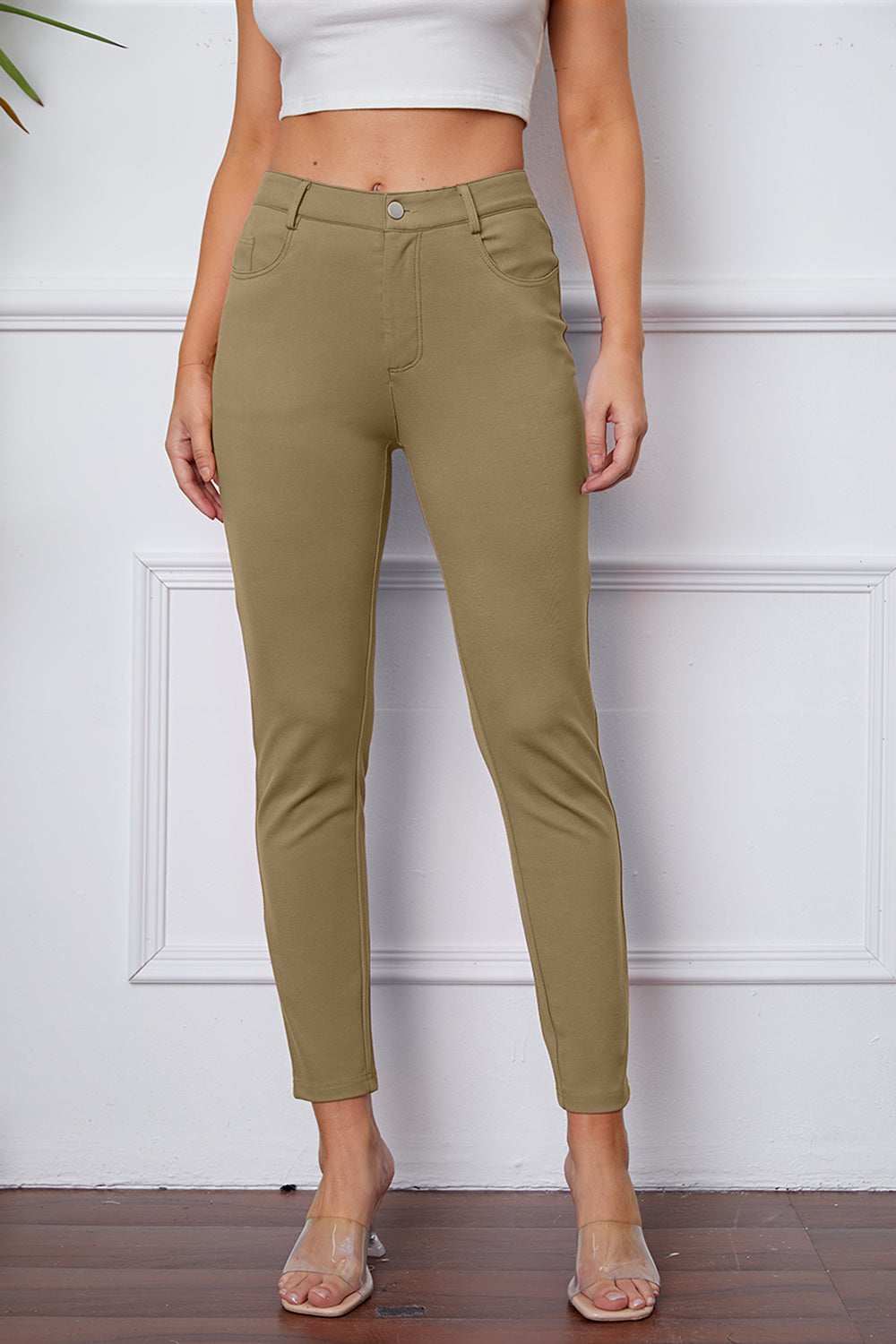 Women's Stretchy Ankle Pants