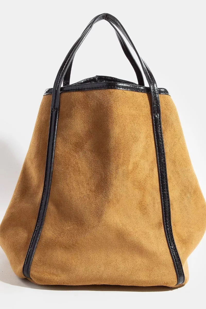 Slouchy Suede Tote Bag
