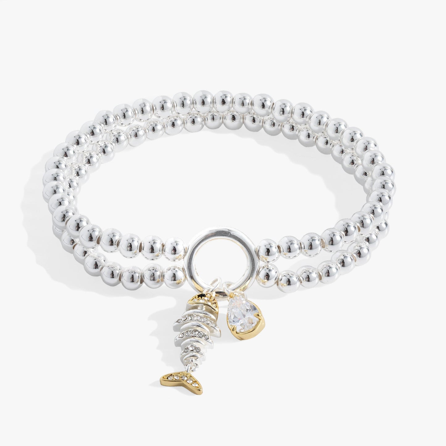 Fishbone Double Stretch Bracelet - Alex and Ani