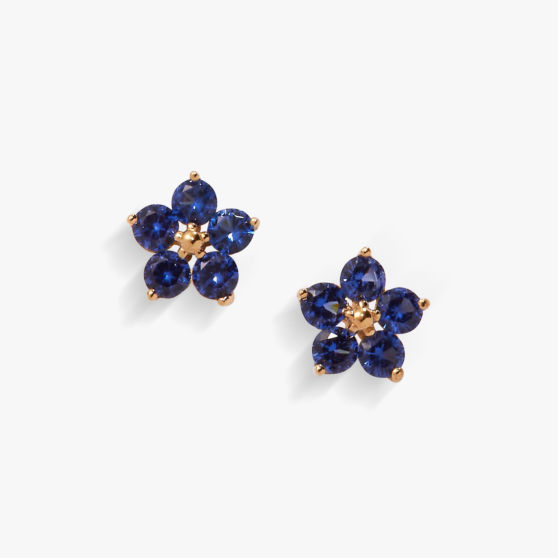 Crystal Forget-Me-Not Flower Earrings - Alex and Ani - Front View