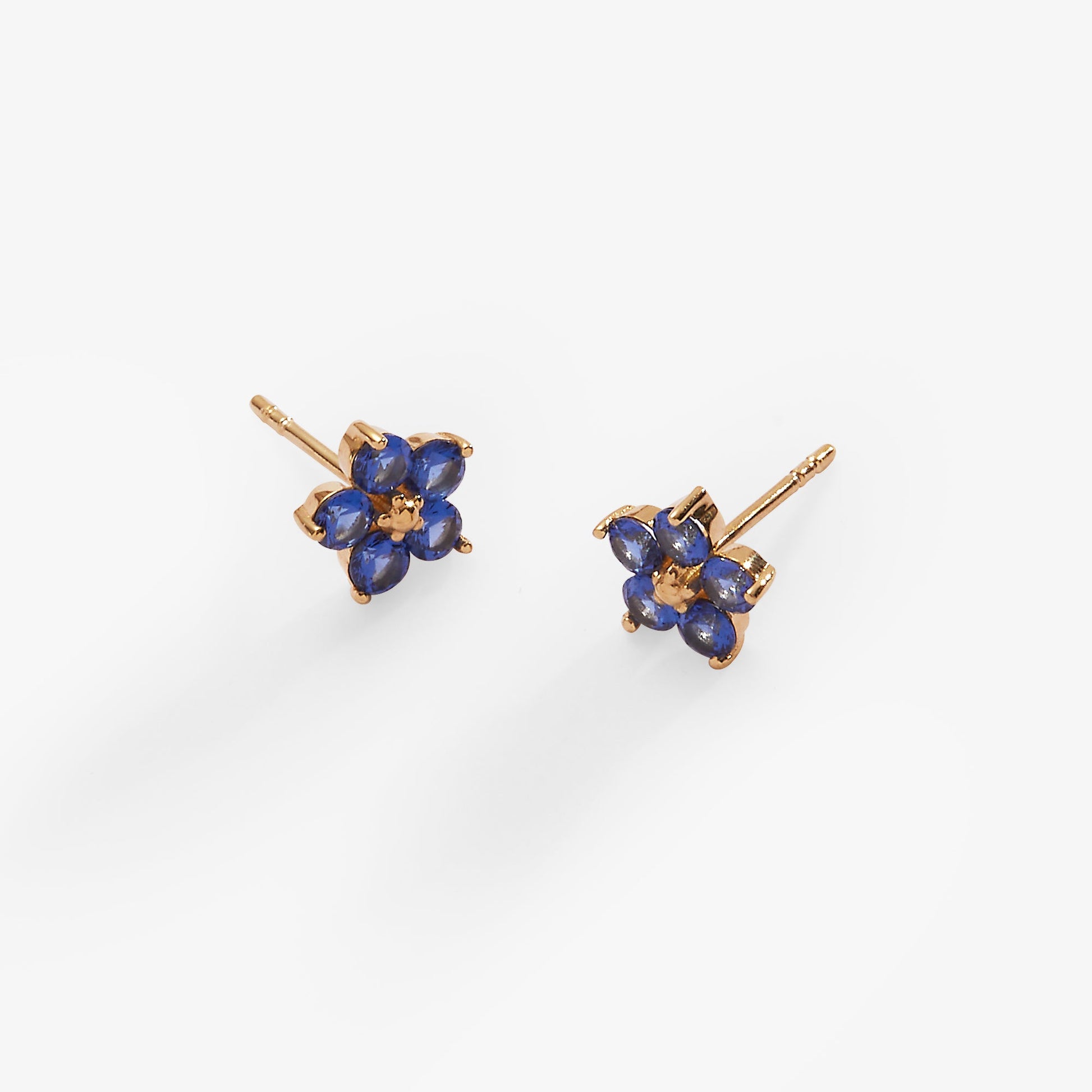 Crystal Forget-Me-Not Flower Earrings - Alex and Ani - Back View