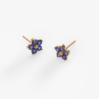 Crystal Forget-Me-Not Flower Earrings - Alex and Ani - Back View