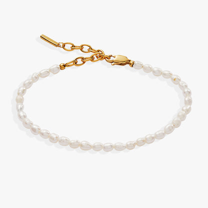 Freshwater Pearl Bracelet - Alex and Ani - Front View