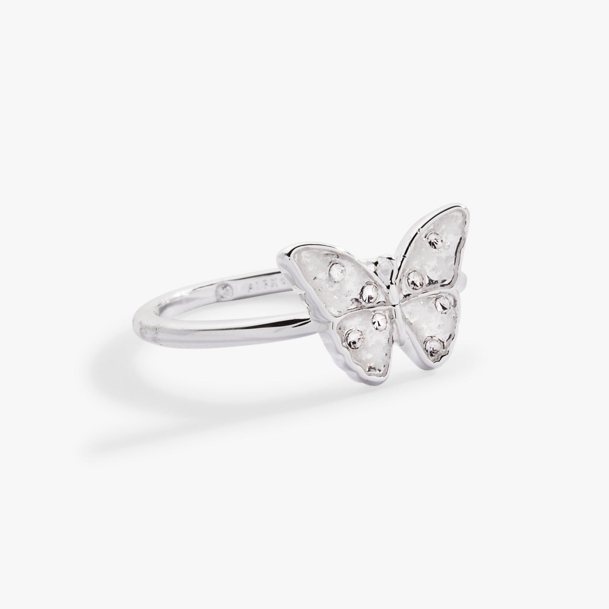 Glass Butterfly Statement Ring - Alex and Ani - Side View
