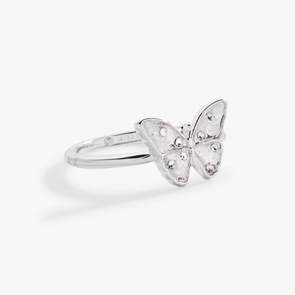 Glass Butterfly Statement Ring - Alex and Ani - Side View