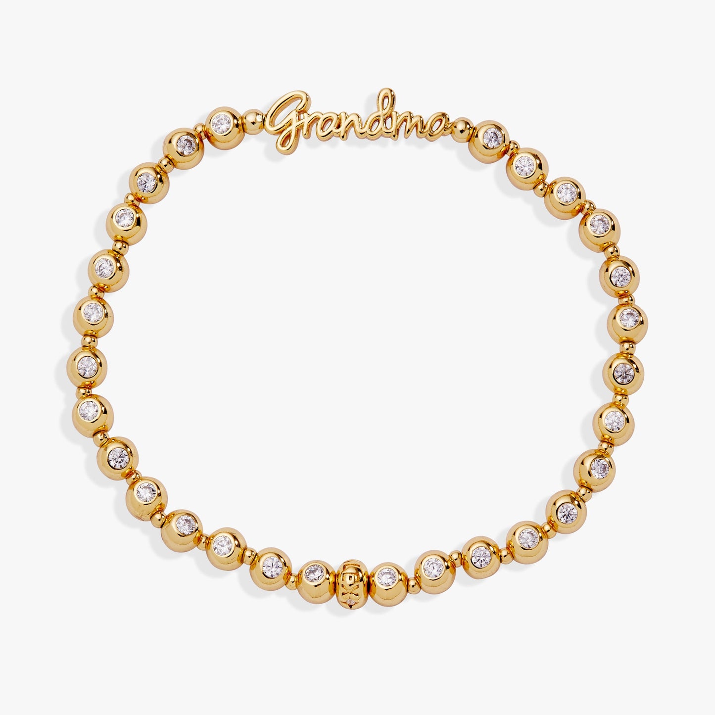 Grandma Elongated Crystal Stretch Bracelet - Alex and Ani