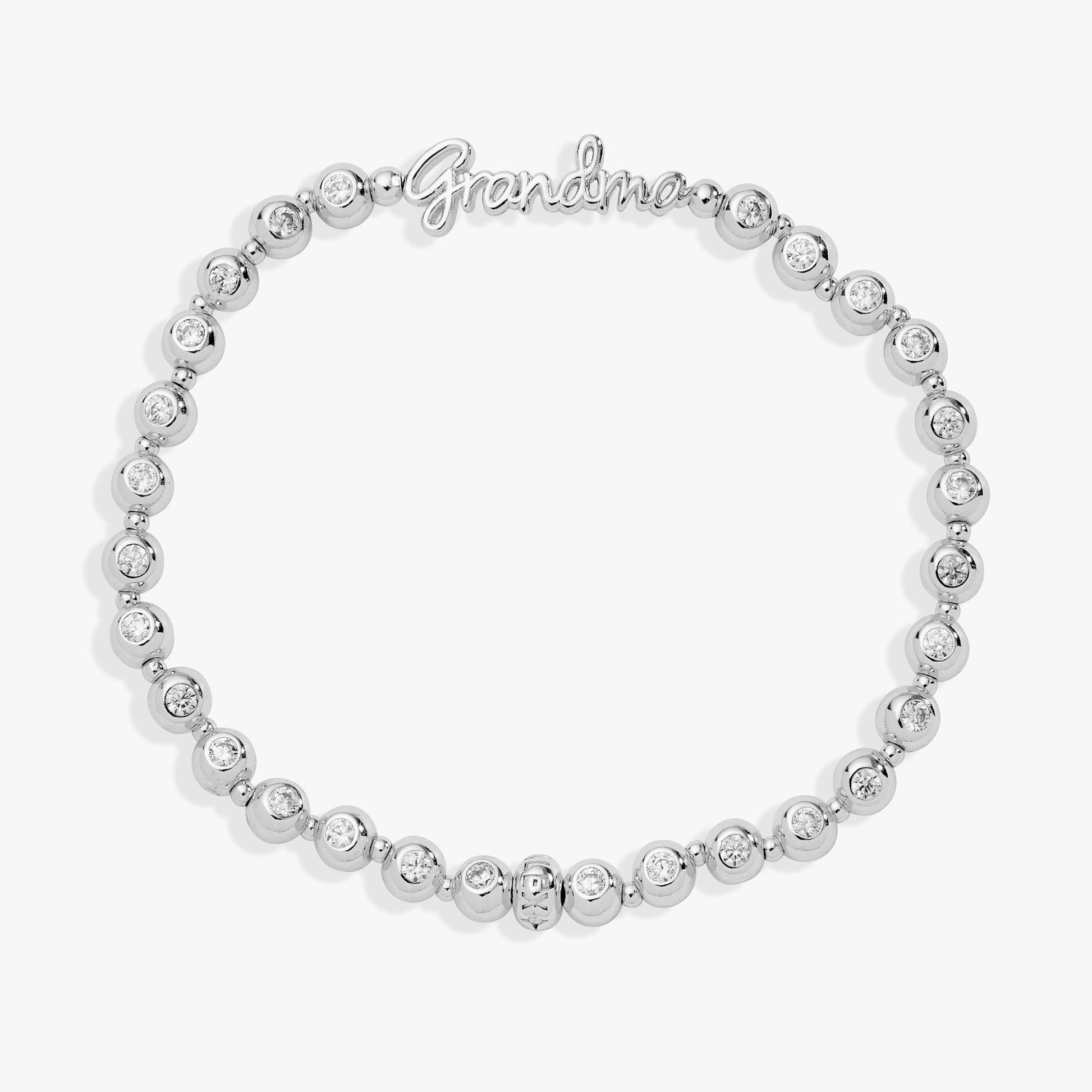 Grandma Elongated Crystal Stretch Bracelet - Alex and Ani - Side View