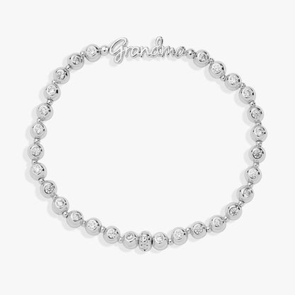 Grandma Elongated Crystal Stretch Bracelet - Alex and Ani - Side View