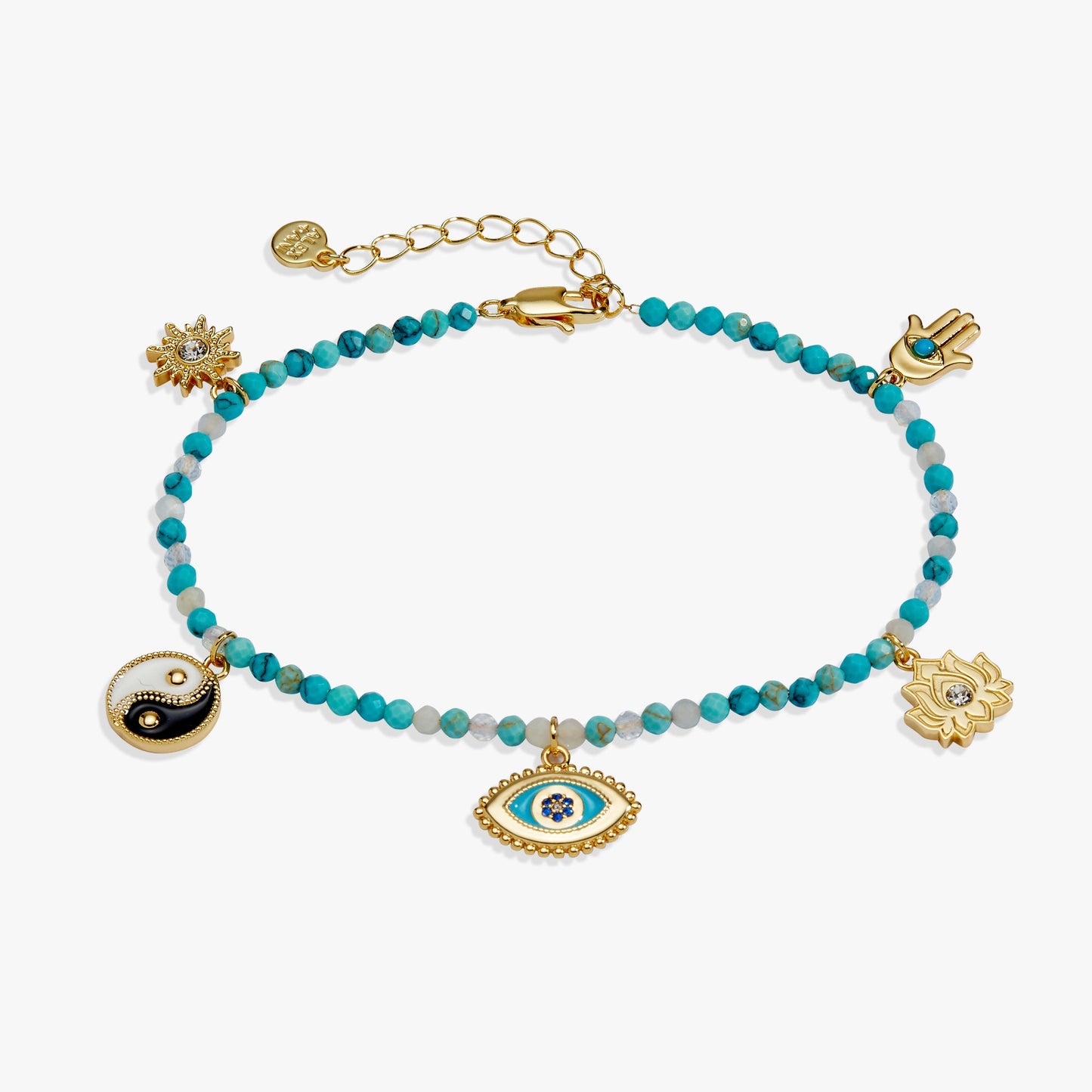 Healing Stone Charm Anklet - Alex and Ani