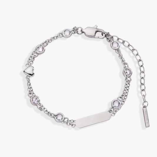 Heart Chain Double Strand Bracelet - Alex and Ani