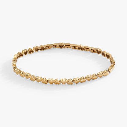 Heart Charm Tennis Bracelet - Alex and Ani