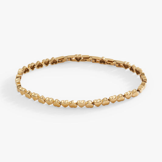 Heart Charm Tennis Bracelet - Alex and Ani