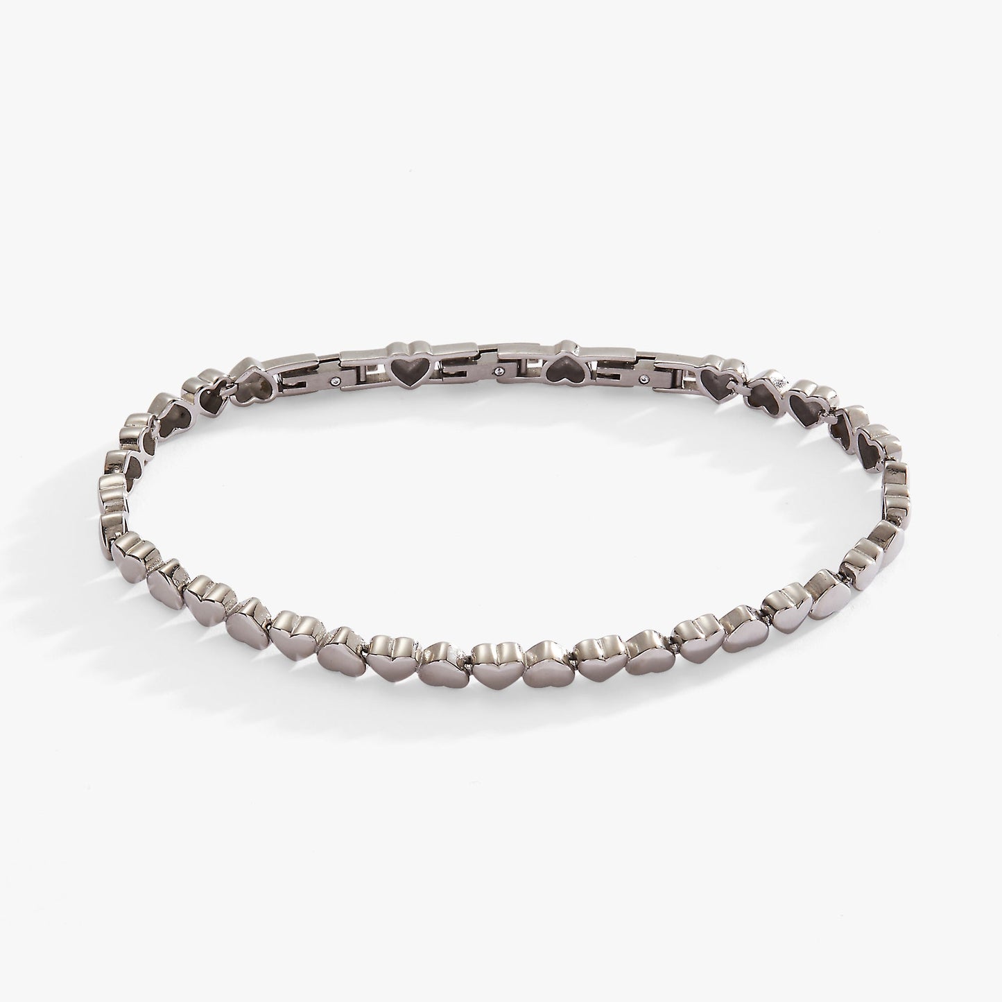Heart Charm Tennis Bracelet - Alex and Ani