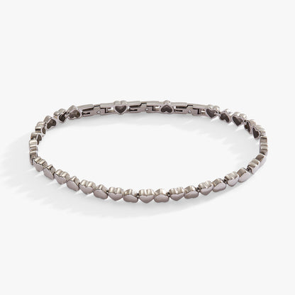 Heart Charm Tennis Bracelet - Alex and Ani