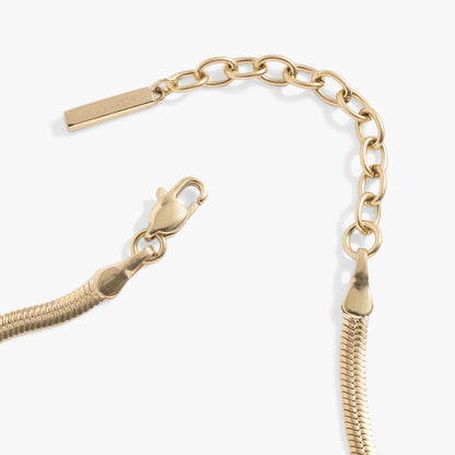 Everyday Herringbone Chain Bracelet - Alex and Ani - Side View