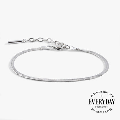 Everyday Herringbone Chain Bracelet - Alex and Ani - Detail View 5