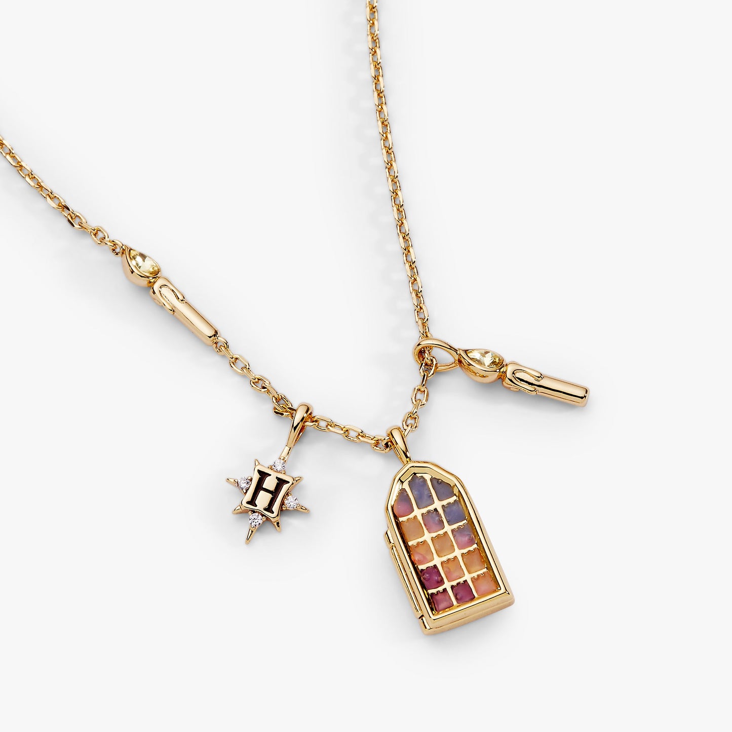 Harry Potter™ Hogwarts Great Hall Cluster Charm Necklace - Alex and Ani