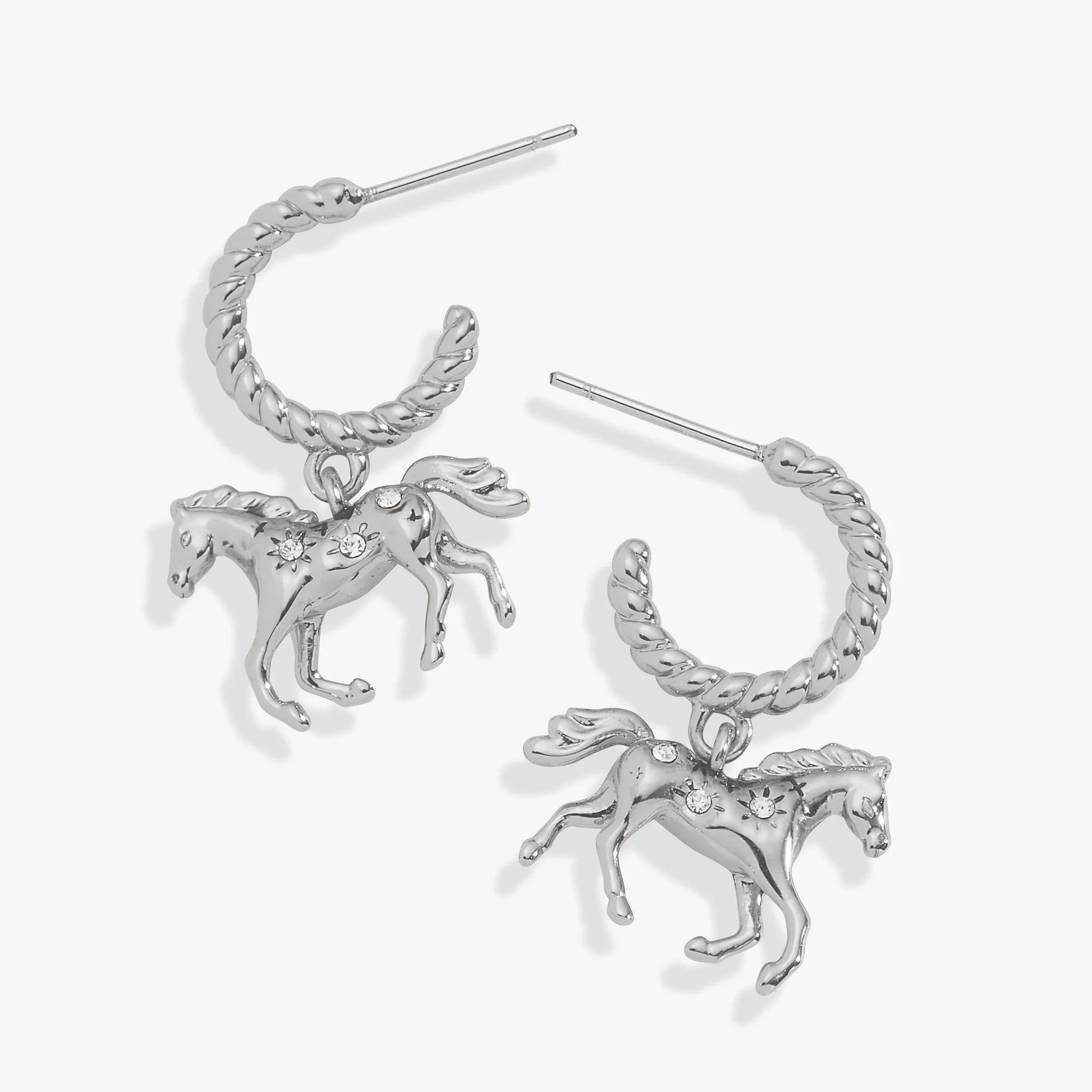 Year of the Horse Huggie Hoop Earrings - Alex and Ani - Detail View 4