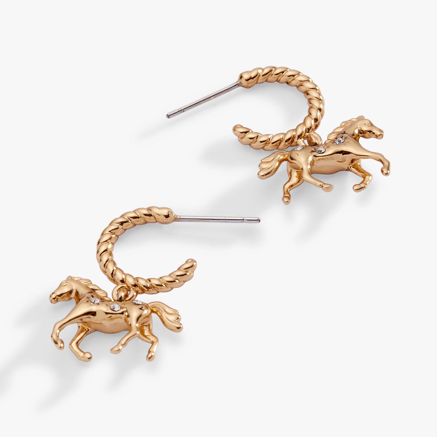 Year of the Horse Huggie Hoop Earrings - Alex and Ani