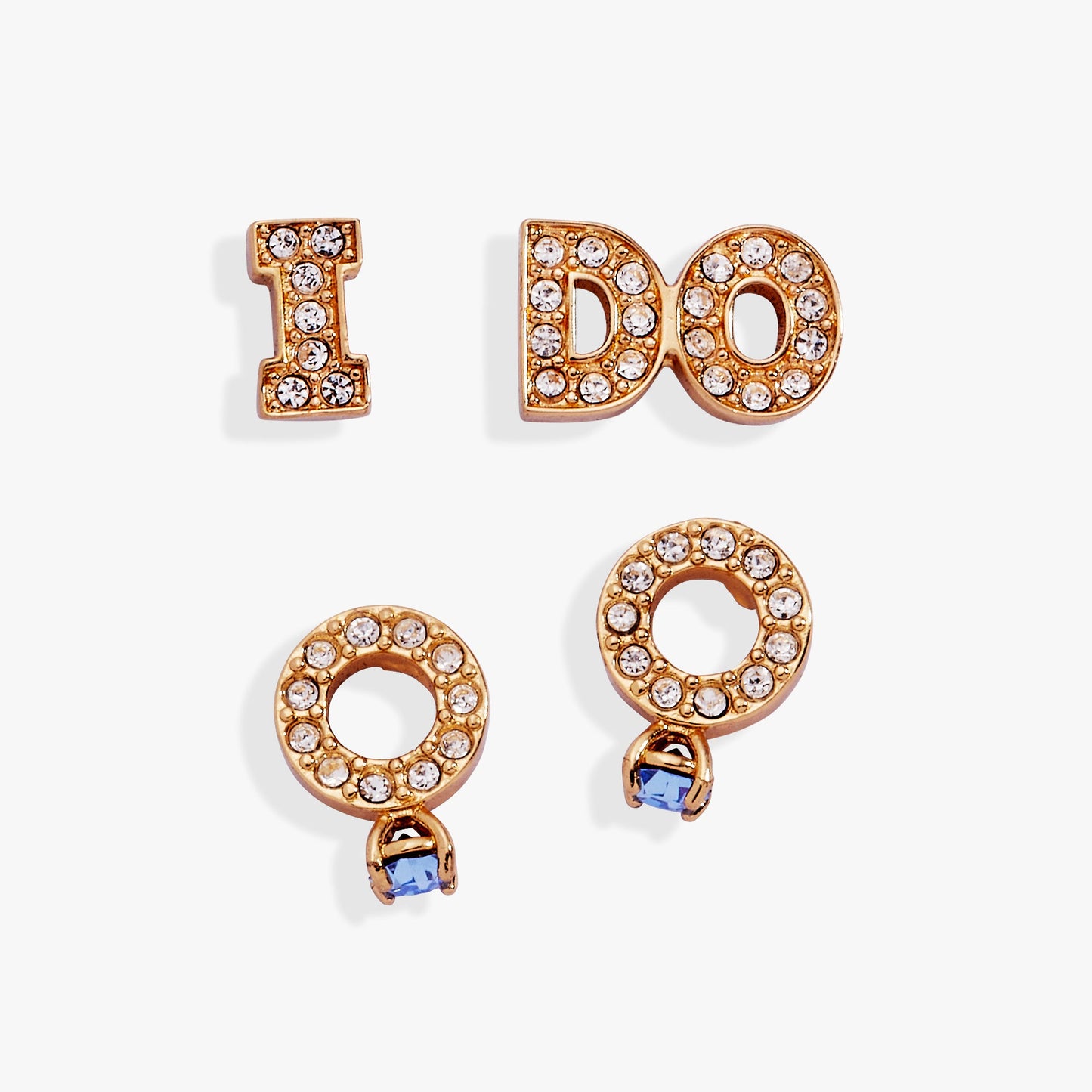 Bridal “I Do” Stud Earring Set of 2 - Alex and Ani