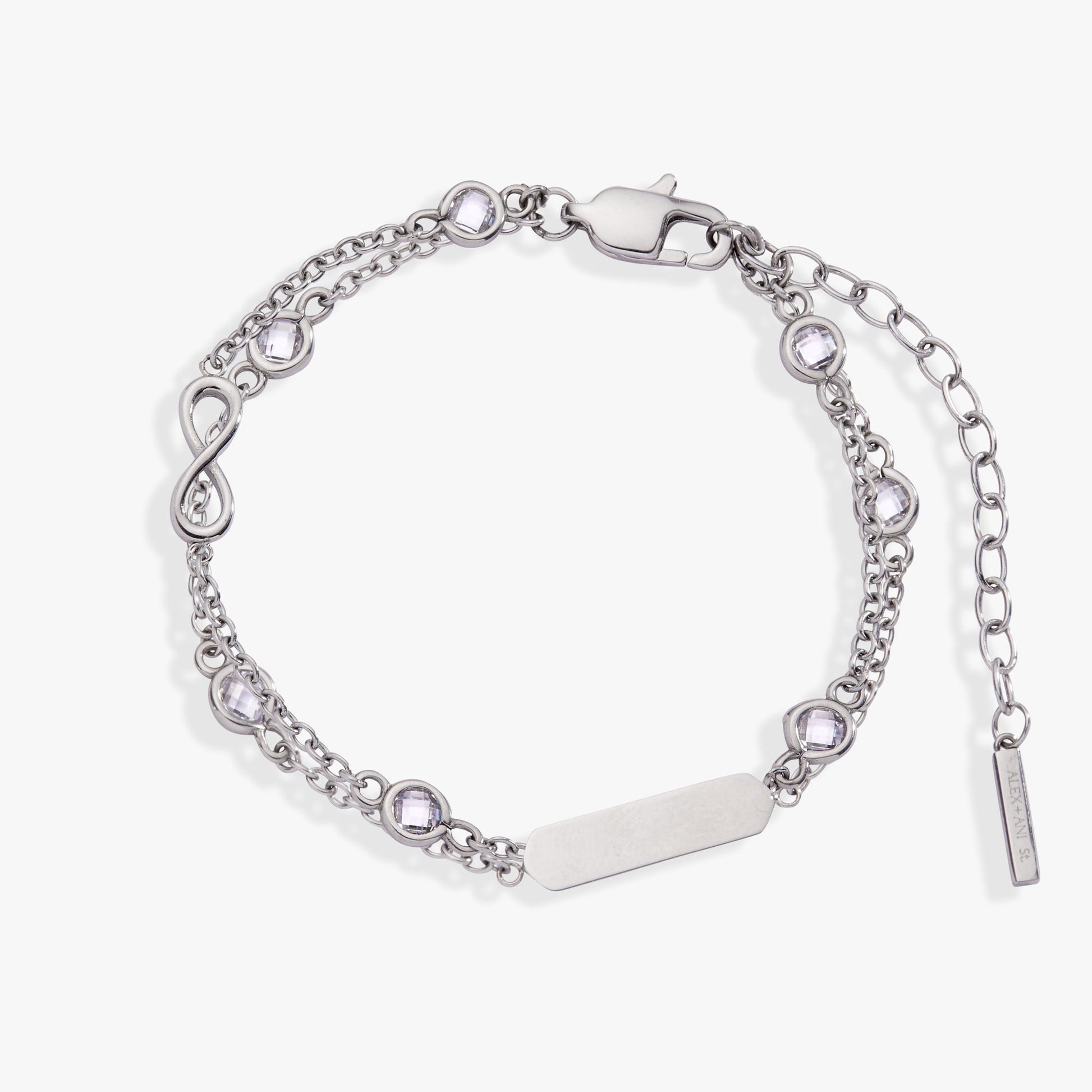 Infinity Chain Double Strand Bracelet - Alex and Ani - Back View