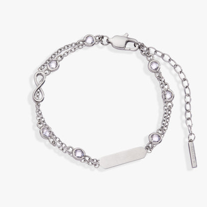Infinity Chain Double Strand Bracelet - Alex and Ani - Back View