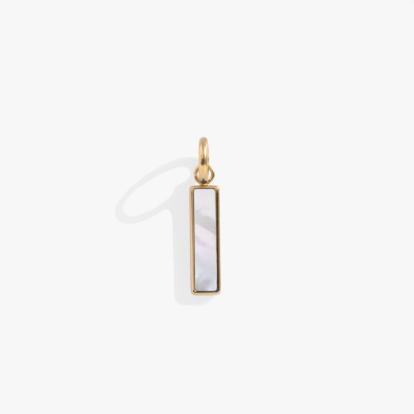 Mother of Pearl Interchangeable Bar Charm - Alex and Ani