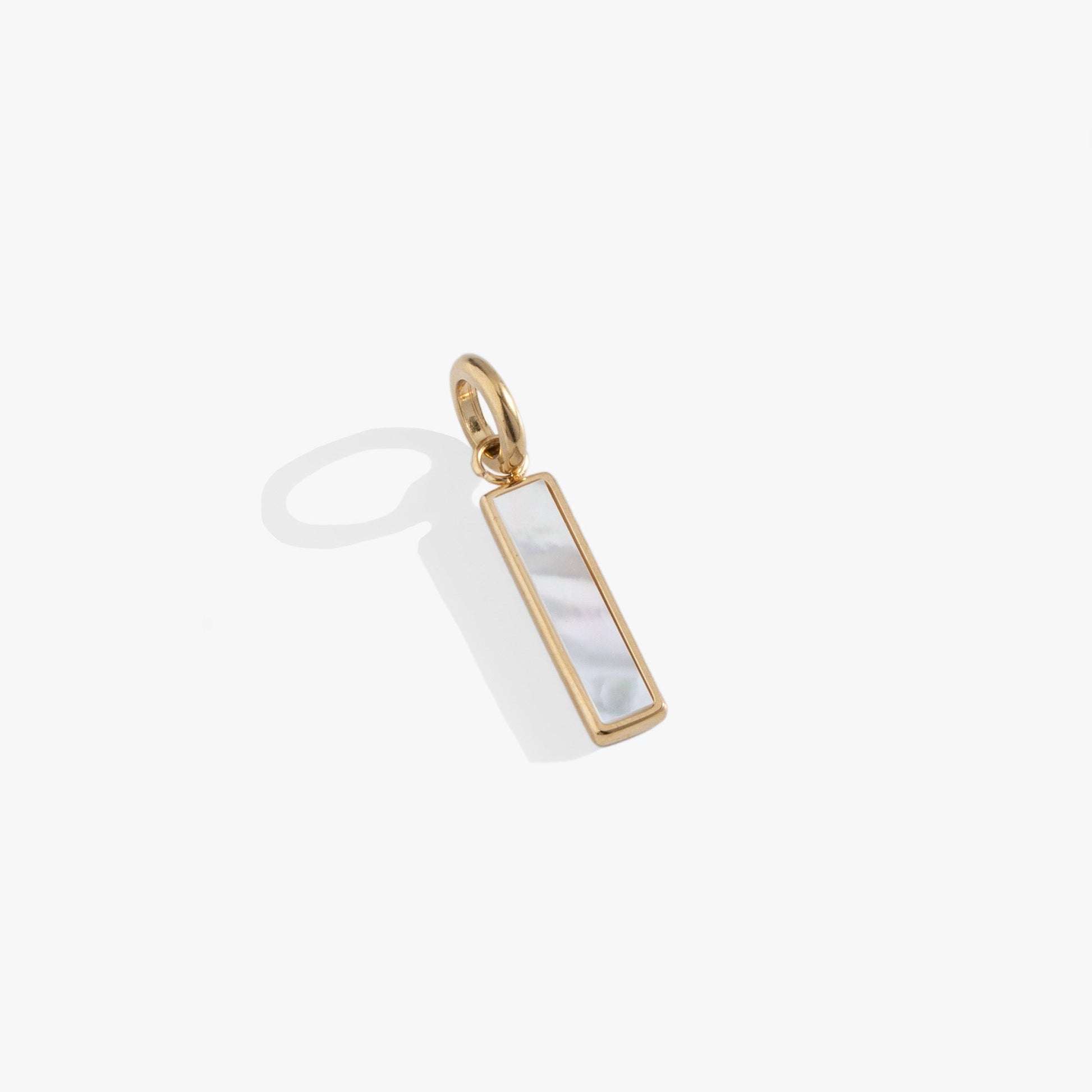 Mother of Pearl Interchangeable Bar Charm - Alex and Ani - Back View