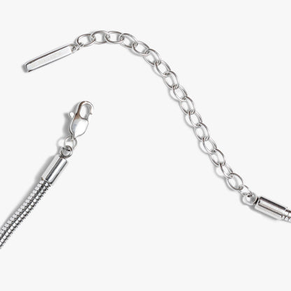 Round Herringbone Charm & Layering Necklace - Alex and Ani - Detail View 7