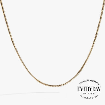 Round Herringbone Charm & Layering Necklace - Alex and Ani - Back View