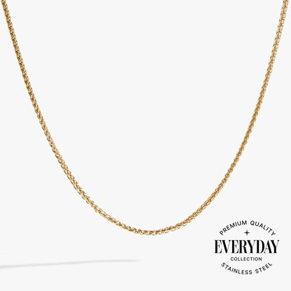 Wheat Chain Charm & Layering Necklace - Alex and Ani - Front View