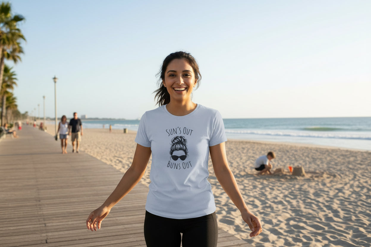 Sun's Out Buns Out Graphic T-shirt