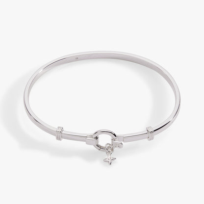 Tension Bangle & Charm Bracelet Base - Side View