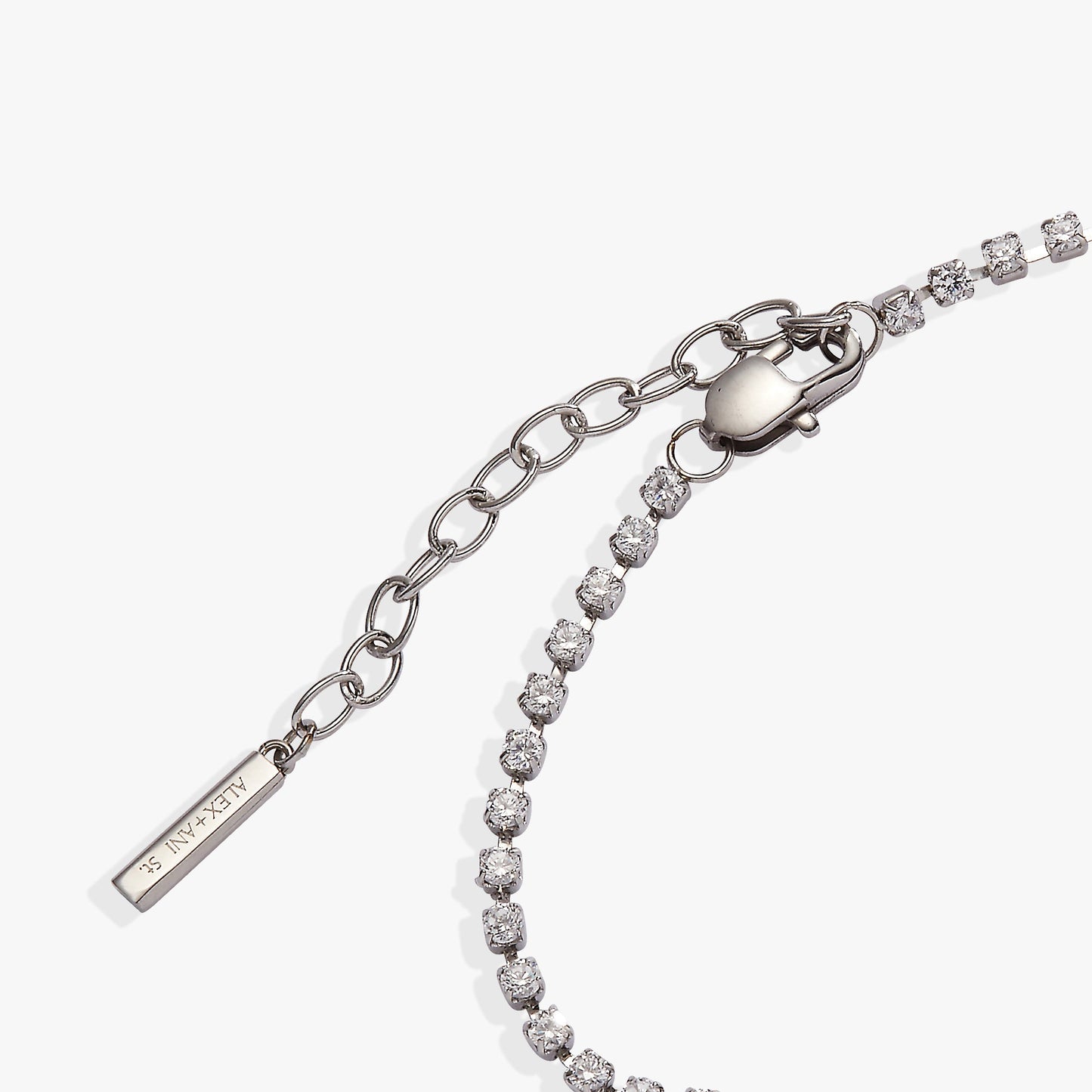 LOVE Crystal Tennis Bracelet - Alex and Ani