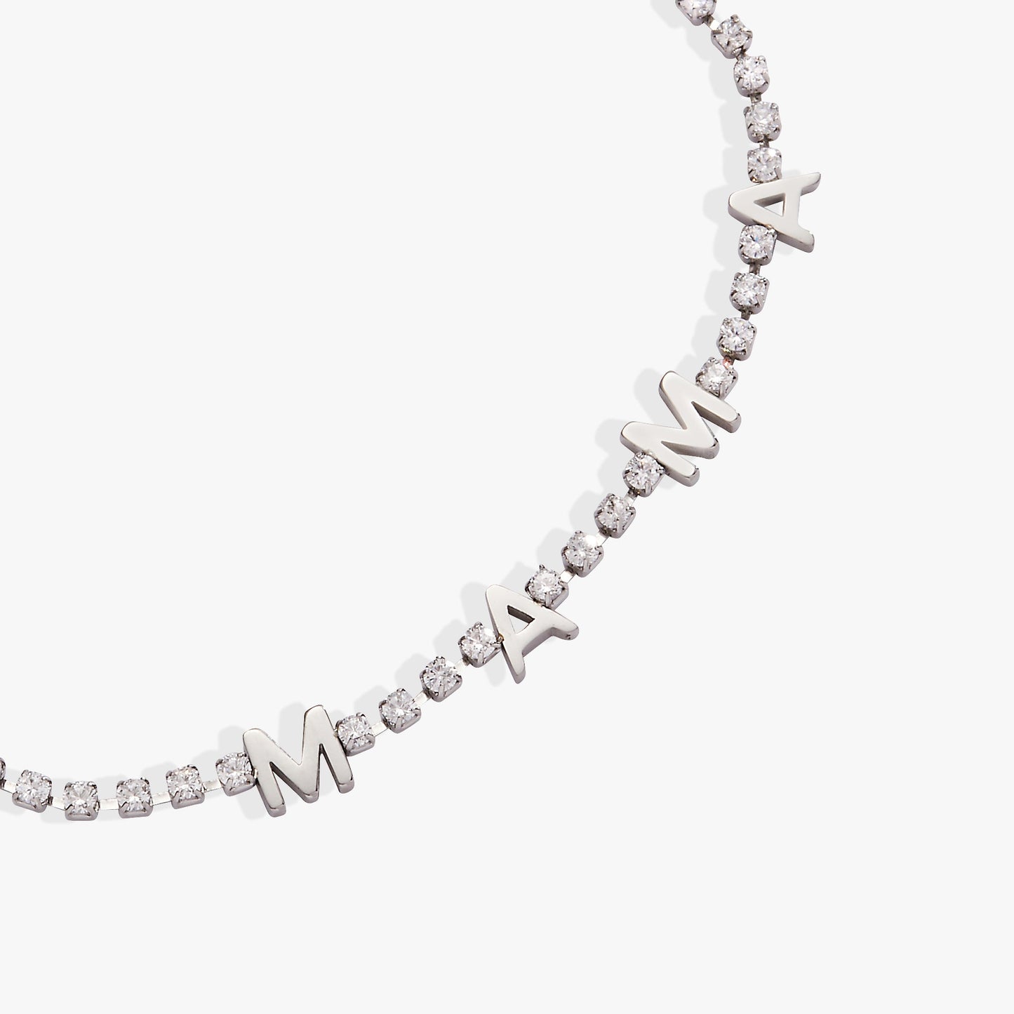 MAMA Crystal Tennis Bracelet - Alex and Ani