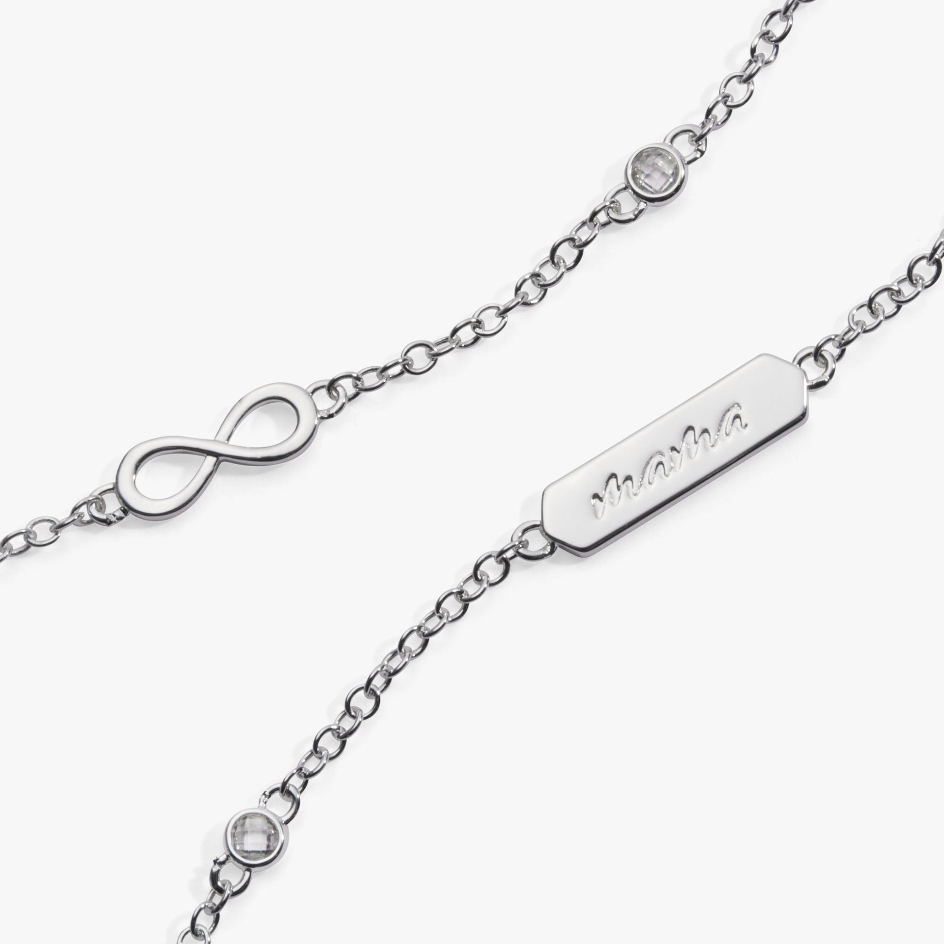 Mama Infinity Chain Double Strand Bracelet - Alex and Ani - Side View