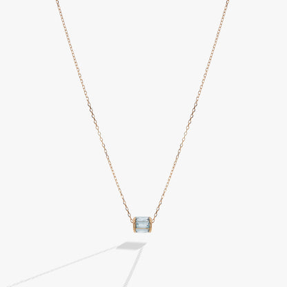 March Birthstone Precious Pendant Necklace - Alex and Ani - Front View