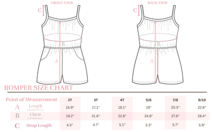 Bluebell Strappy Play Romper