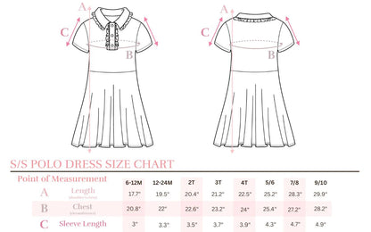 Bluebird Short Sleeve Polo Dress