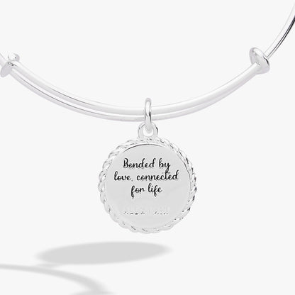 Mom 'Bonded By Love, Connected For Life' Charm Bangle - Alex and Ani - Detail View 5